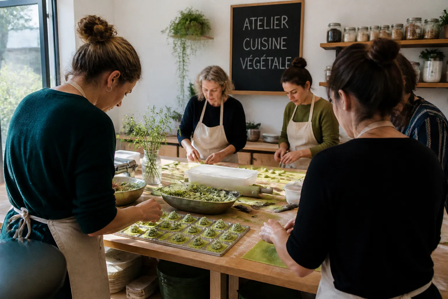 Atelier cuisine végétale : maîtrisez l'art des ravioles de saison