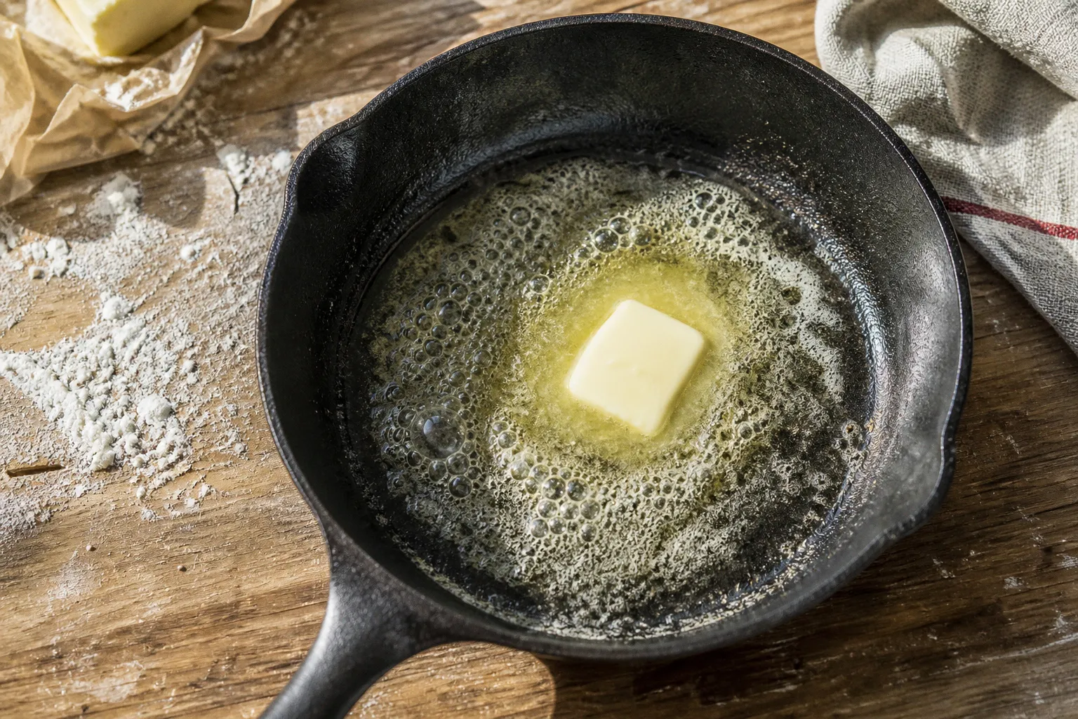 Beurre bio de baratte : notre test de tenue à la cuisson