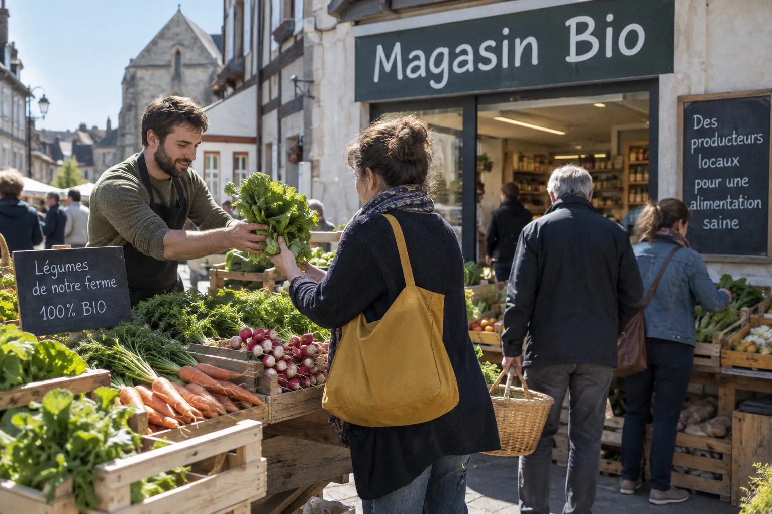 " L'agriculture biologique garantit une alimentation saine " : ces producteurs vendent en direct à