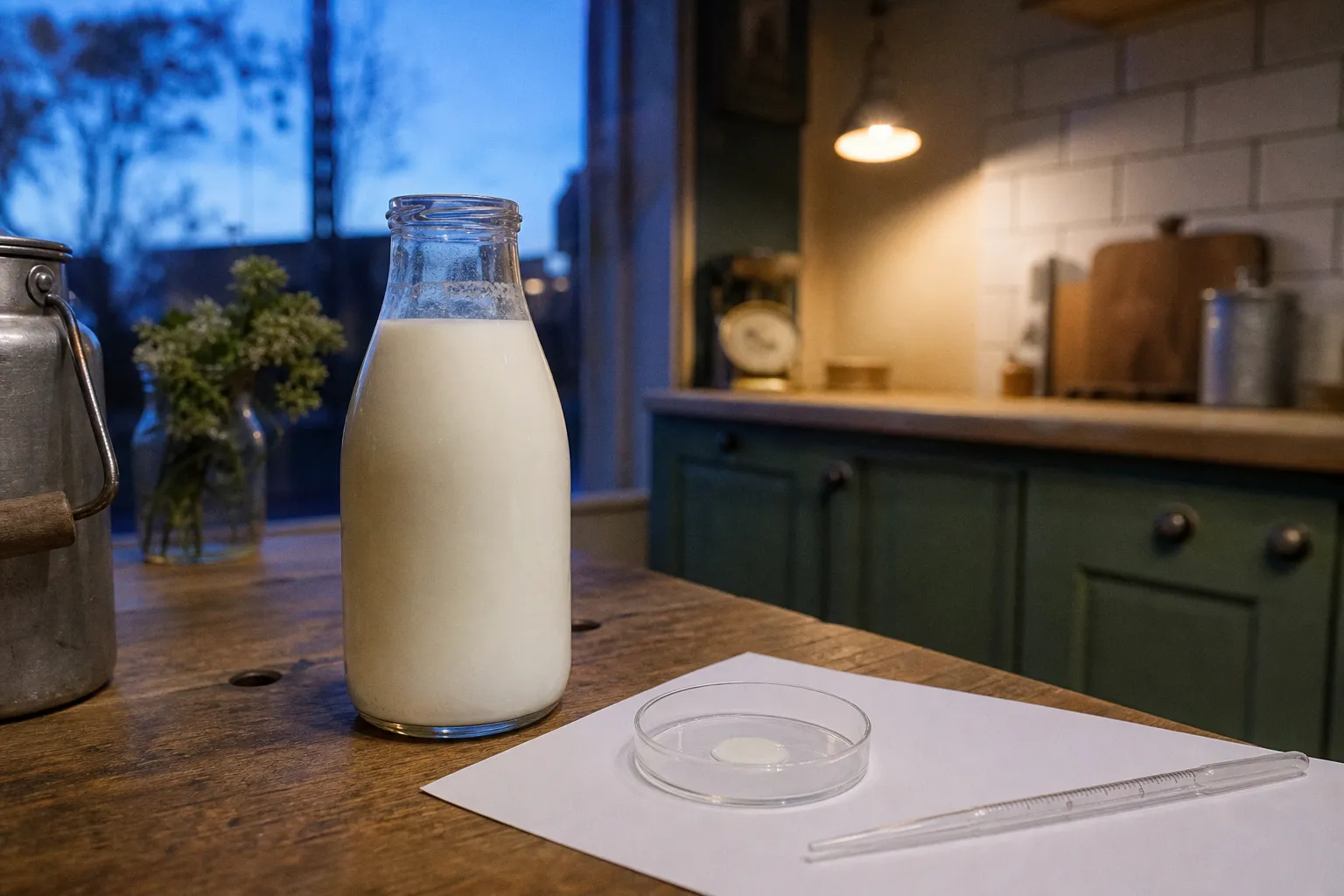 Lait bio de nos fermes : notre grand test de qualite au labo