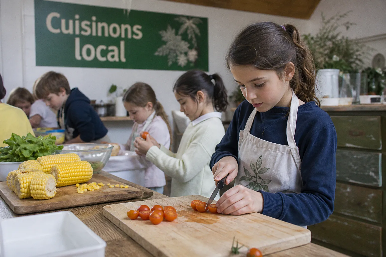 Learn to Live Local : initier les enfants au maraîchage et à la cuisine saine