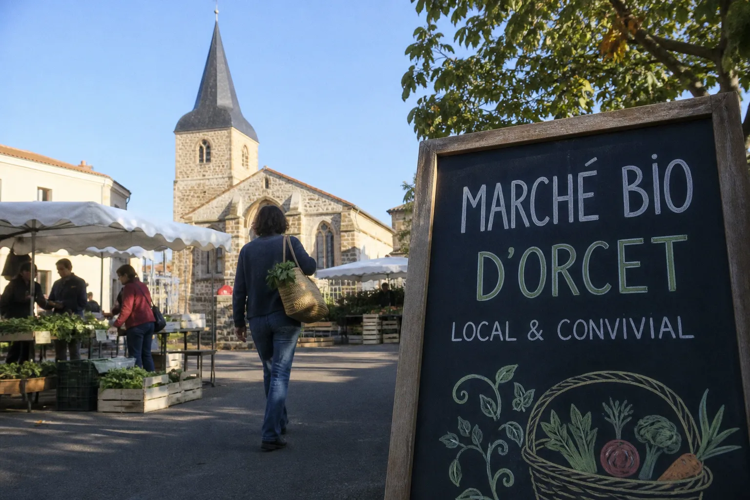 Marché bio d'Orcet : une rentrée placée sous le signe du local et de la convivialité