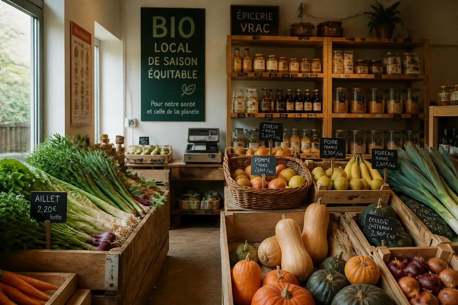 Nouveau magasin bio à Grandchamp-des-Fontaines : le pari de la qualité gustative