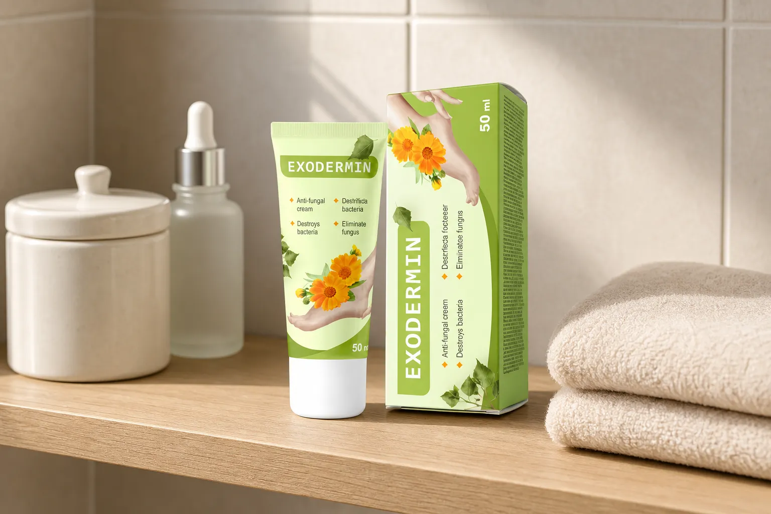 Exodermin — le produit au quotidien