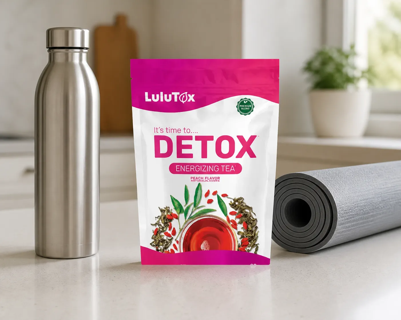 Lulutox Detox Tea HCTC — le produit au quotidien