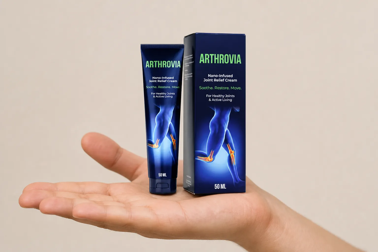 Arthrovia — le produit en main