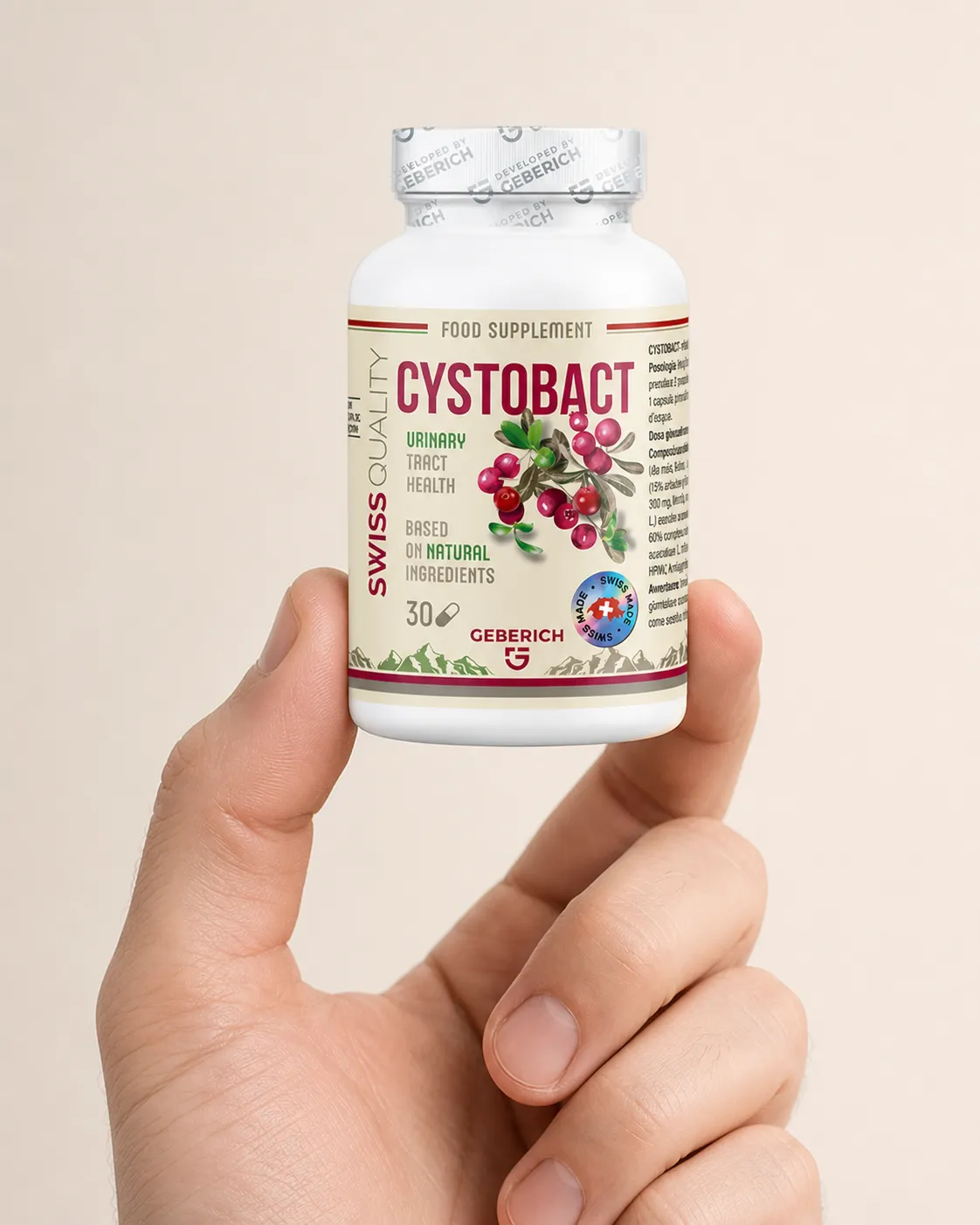 CYSTOBACT — le produit en main