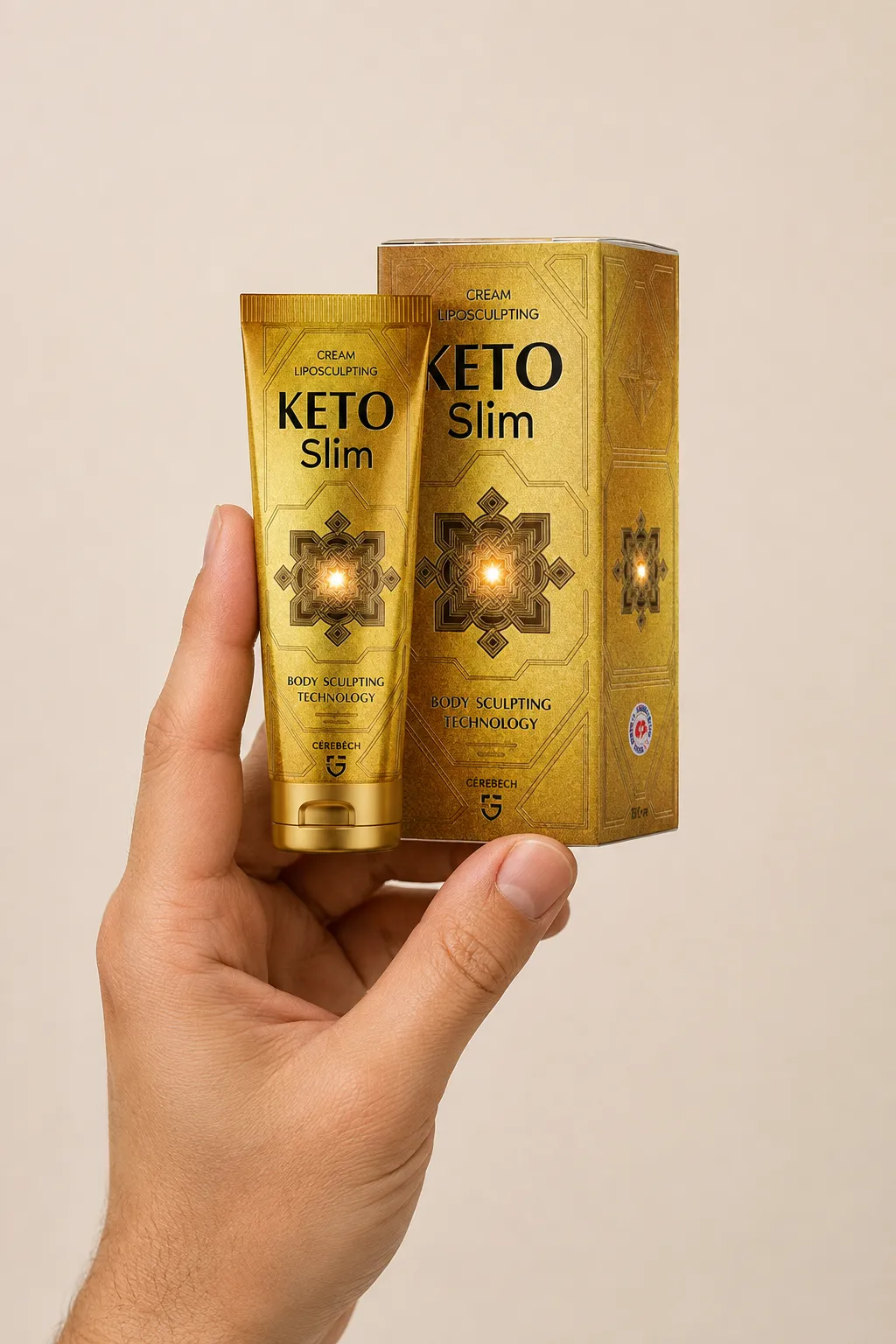 KetoSlim cream — le produit en main