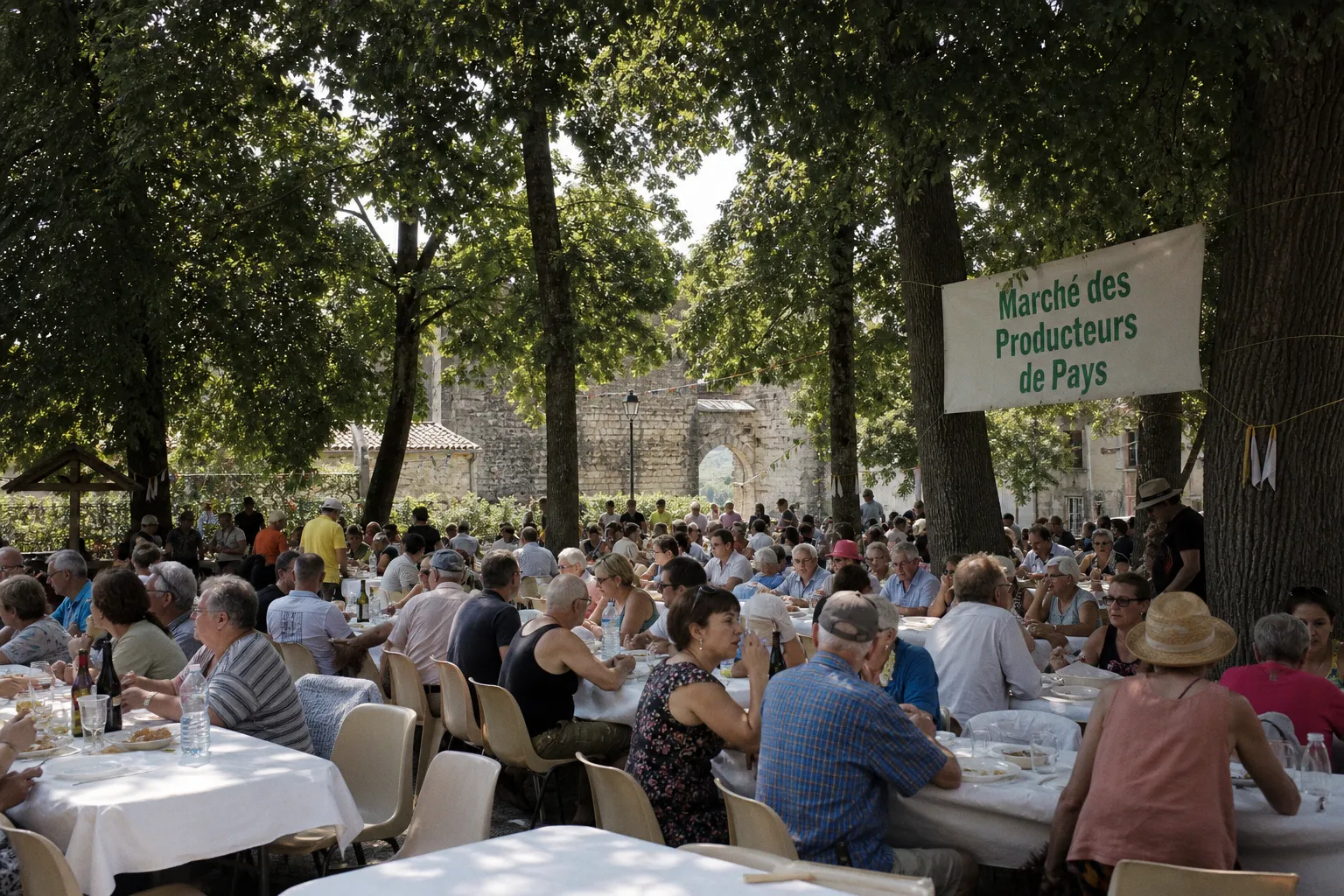 Retour du Marché des Producteurs de Pays au cœur de la cité médiévale de Saint-Macaire