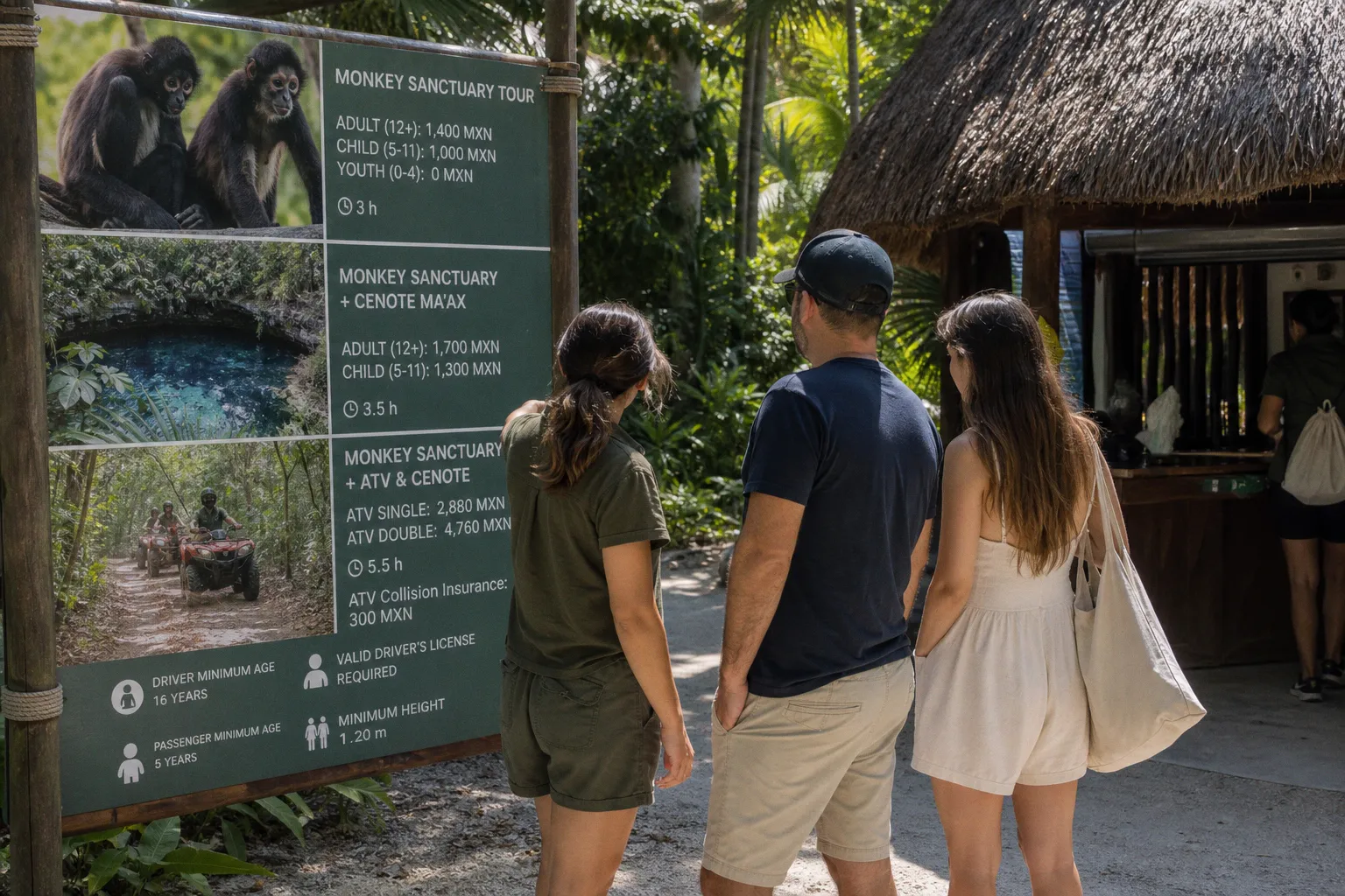 Sanctuaire des singes d'Akumal et animaux recueillis : comparatif des tarifs et billets