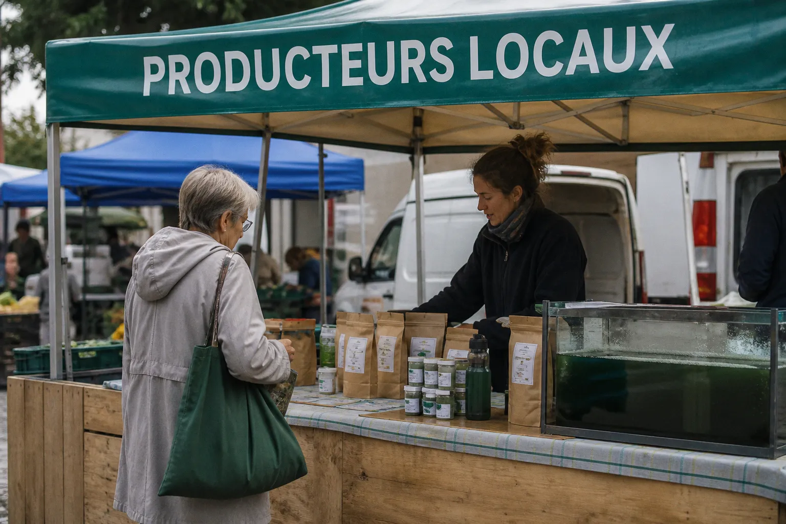 Spiruline locale : comment décrypter les promesses des marchés de producteurs